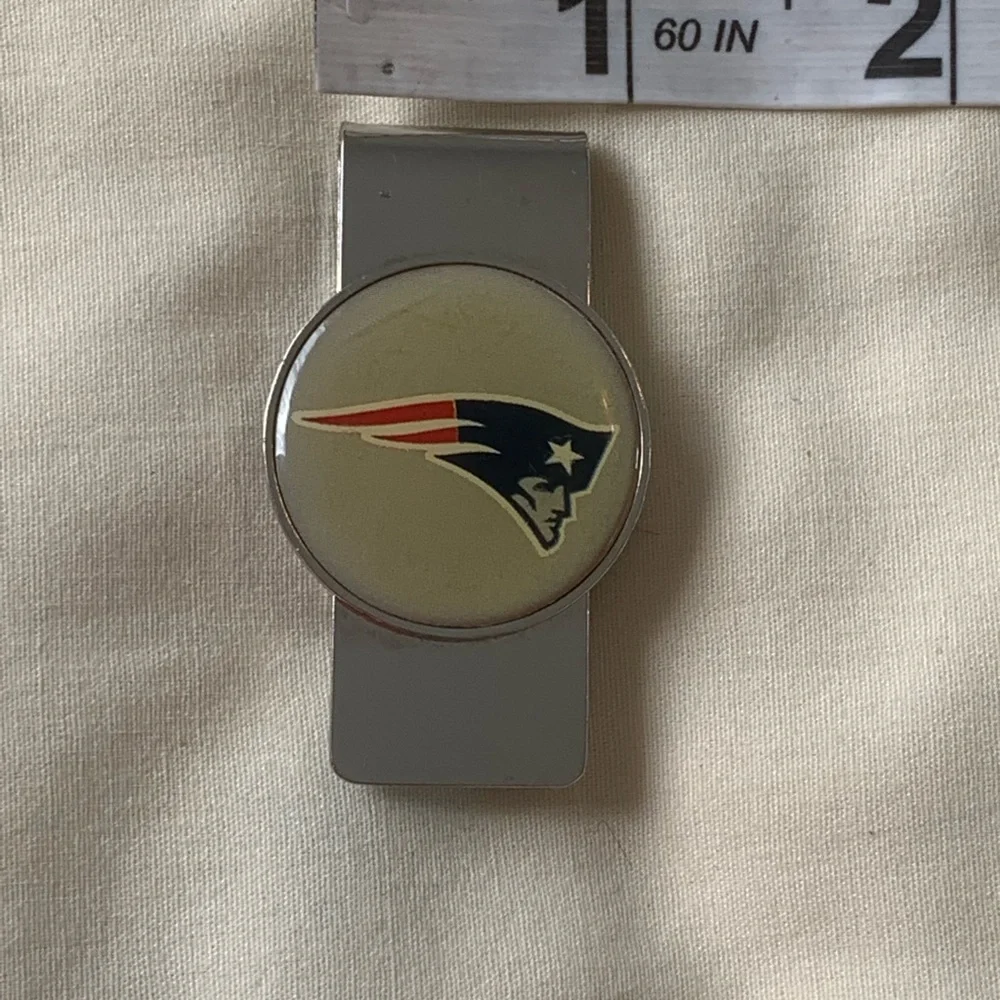 3 for $20 Patriots Vintage Money Clip Patriot Enamel Resin SilverTone